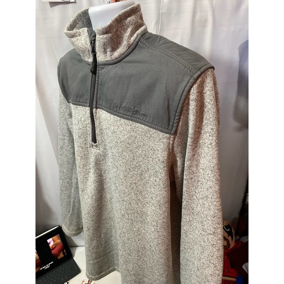 Field & Stream Men’s Jacket Quarter Zip Gray Sz XLT - Picture 11 of 16
